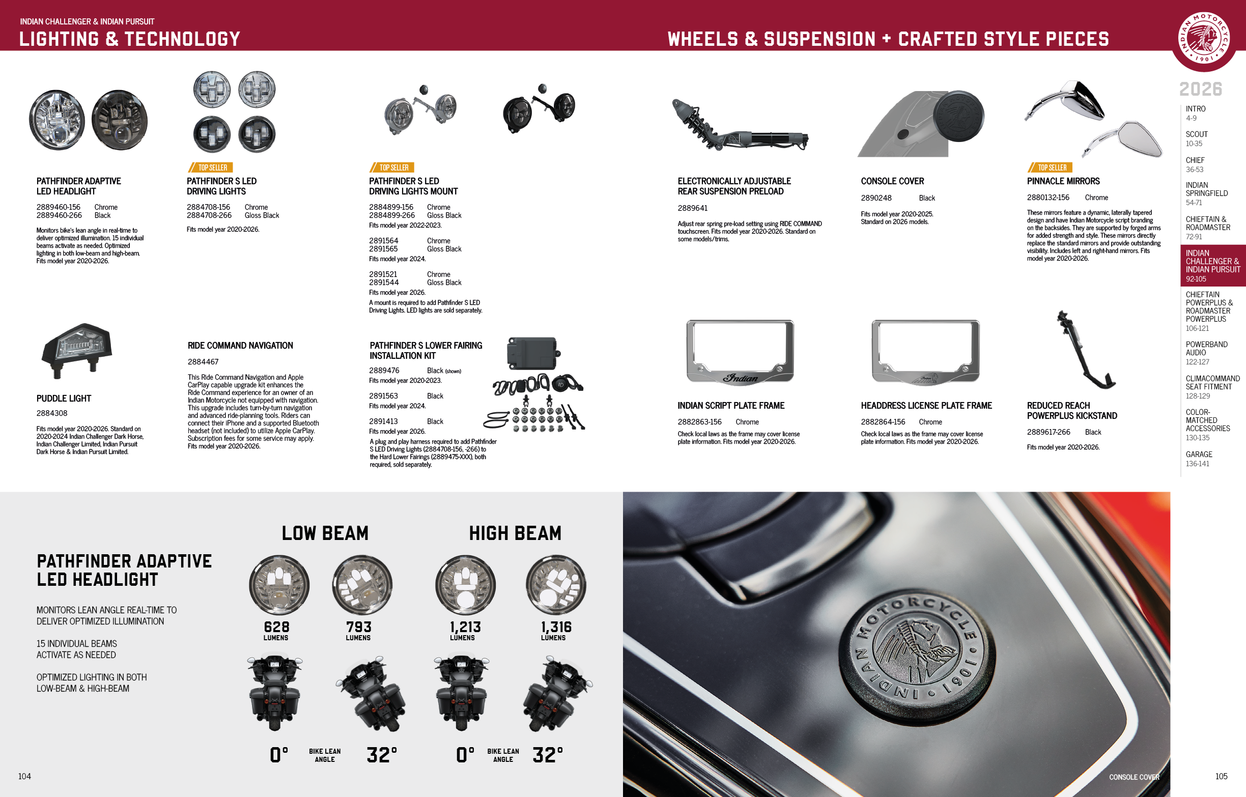 A page of a magazine with a picture of a car hood and the words “Motor & Suspension" written above it. AI generated content